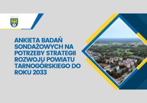 Ilustracja artykułu: "Strategia Rozwoju Powiatu Tarnogórskiego do roku 2033"