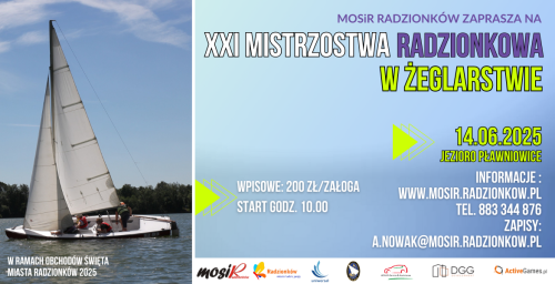 Ilustracja artykułu: "XXI Mistrzostwa Radzionkowa w Żeglarstwie"